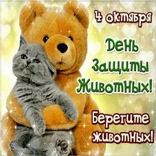 4 октября — Всемирный день защиты животных