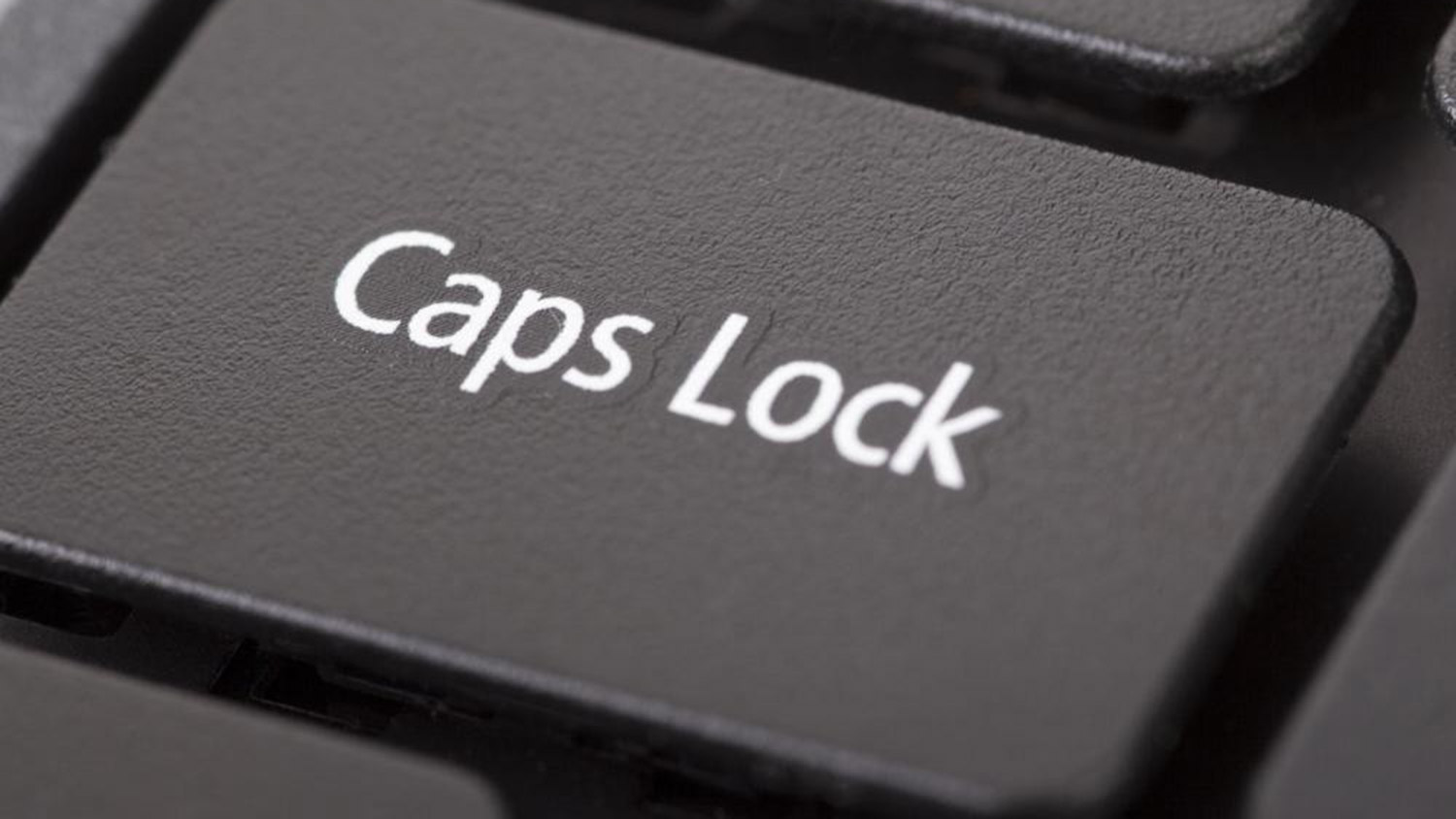 Международный день клавиши Caps Lock